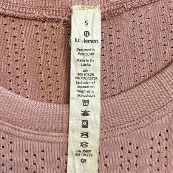 Lululemon Train to Be Tank Top Flare / Flare Size Small S Athletic Activewear - Picture 6 of 7